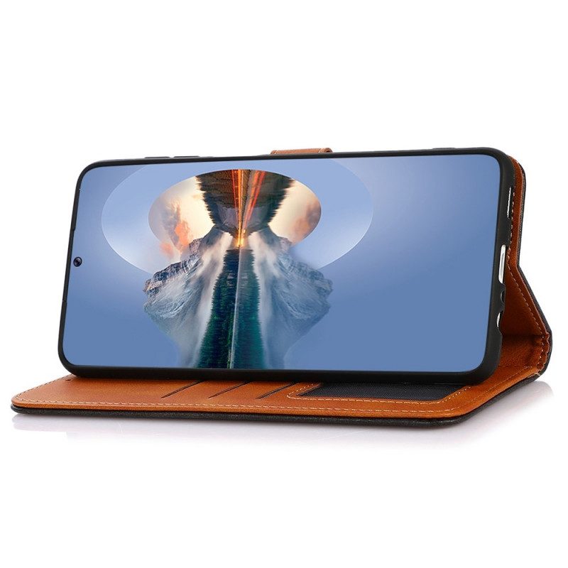 Folio-hoesje voor Samsung Galaxy M33 5G Khazneh-riem