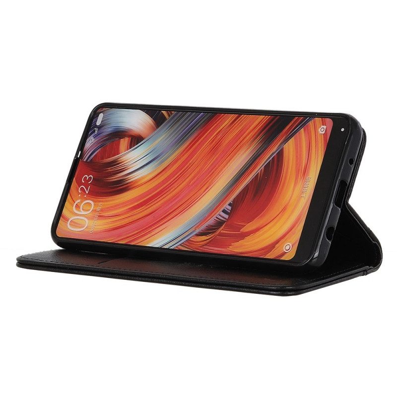 Folio-hoesje voor Samsung Galaxy M33 5G Litchi Splitleer