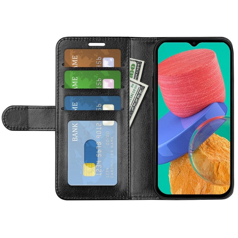 Folio-hoesje voor Samsung Galaxy M33 5G Vintage Kunstleer