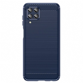 Hoesje voor Samsung Galaxy M33 5G Geborstelde Koolstofvezel