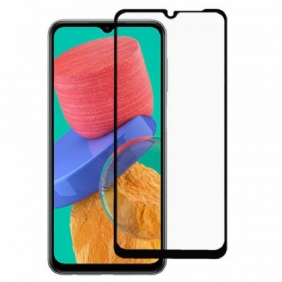 Samsung Galaxy M33 5G Zwarte Rand Gehard Glas Screenprotector