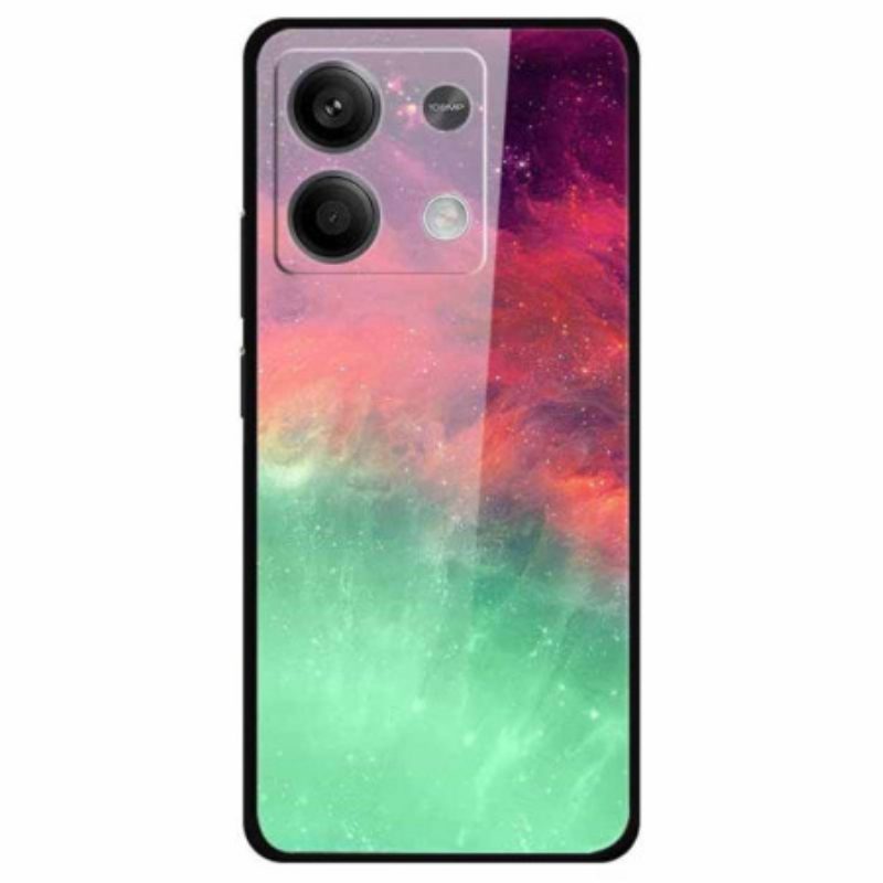 Case Hoesje Xiaomi Redmi Note 13 5g Telefoonhoesje Kleurrijk Nebula Gehard Glas