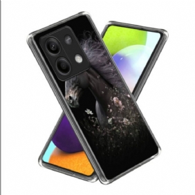 Case Hoesje Xiaomi Redmi Note 13 5g Telefoonhoesje Paard En Bloemen