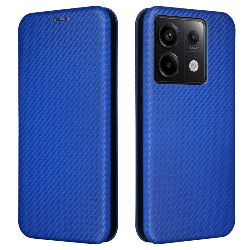 Folio-hoesje Voor Xiaomi Redmi Note 13 5g Koolstofvezel