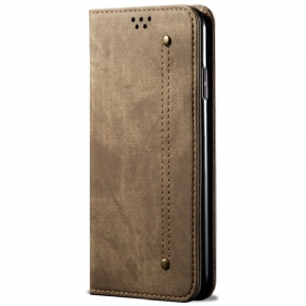 Folio-hoesje Xiaomi Redmi Note 13 5g Jeansstof Bescherming Hoesje