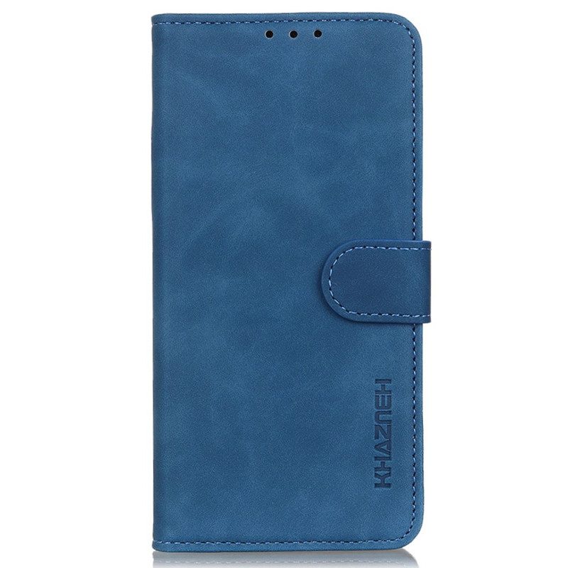 Folio-hoesje Xiaomi Redmi Note 13 5g Telefoonhoesje Khazneh Ledereffect