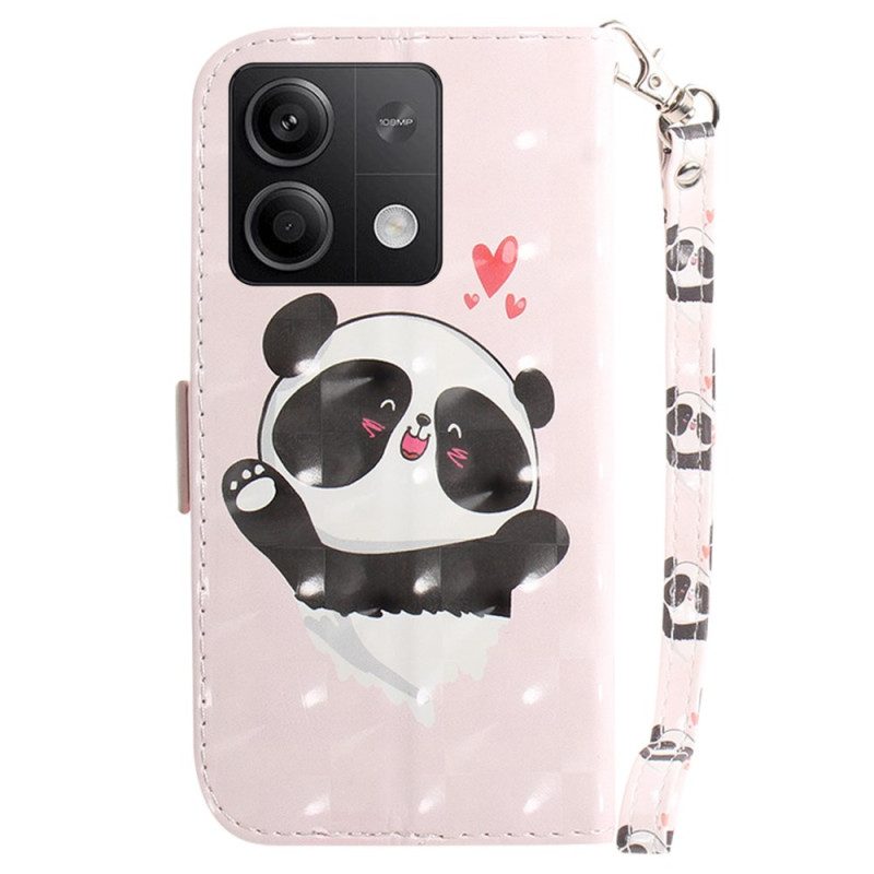 Folio-hoesje Xiaomi Redmi Note 13 5g Telefoonhoesje Pandaliefde