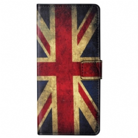 Folio-hoesje Xiaomi Redmi Note 13 5g Vintage Engelse Vlag