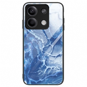 Hoesje Voor Xiaomi Redmi Note 13 5g Gehard Glas Met Marmerpatroon