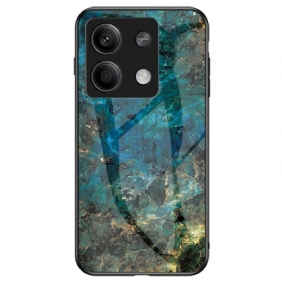 Hoesje Voor Xiaomi Redmi Note 13 5g Marmer Gehard Glas