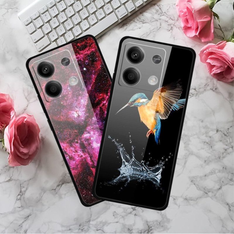 Hoesje Xiaomi Redmi Note 13 5g Gekleurd Hemels Gehard Glas Bescherming Hoesje