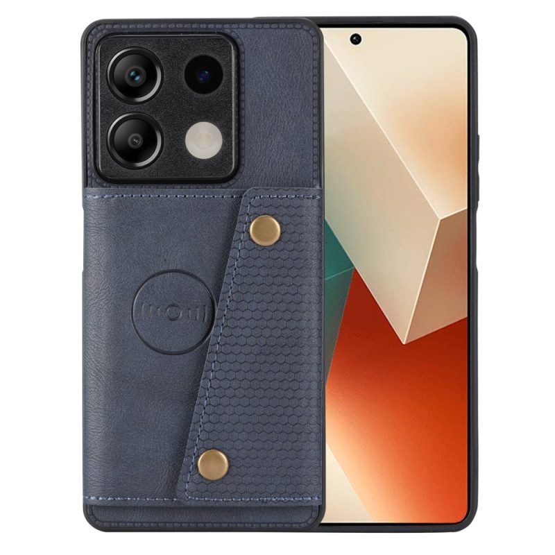 Hoesje Xiaomi Redmi Note 13 5g Kaarthouder Met Leereffect