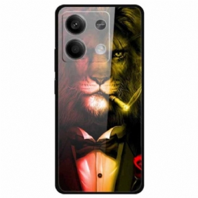 Hoesje Xiaomi Redmi Note 13 5g Leeuw Gehard Glas