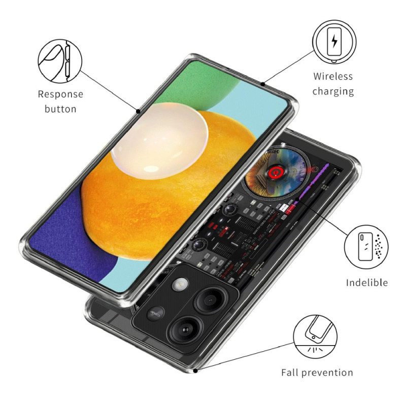 Hoesje Xiaomi Redmi Note 13 5g Muziek Bescherming Hoesje