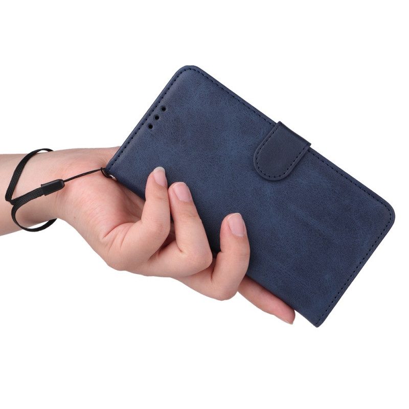 Leren Hoesje Xiaomi Redmi Note 13 5g Hoogwaardige Band Bescherming Hoesje