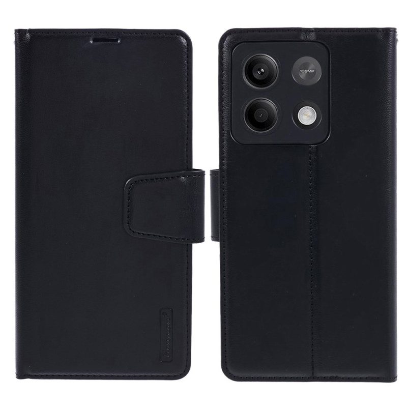 Leren Hoesje Xiaomi Redmi Note 13 5g Molenserie Hanman Bescherming Hoesje