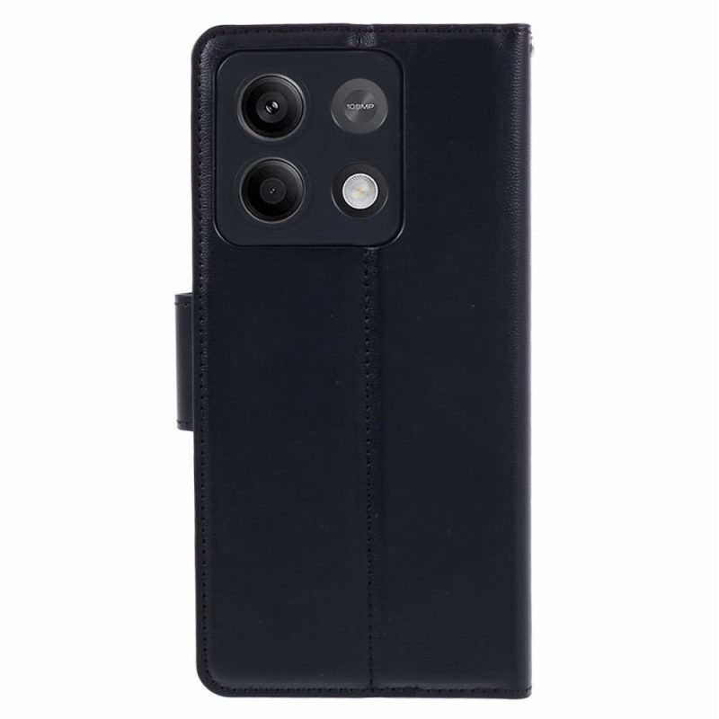 Leren Hoesje Xiaomi Redmi Note 13 5g Molenserie Hanman Bescherming Hoesje