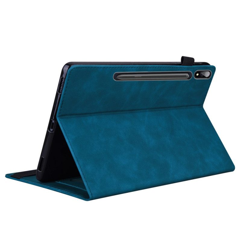 Cover Samsung Galaxy Tab S9 Plus Met Buitenvak En Pennenhouder