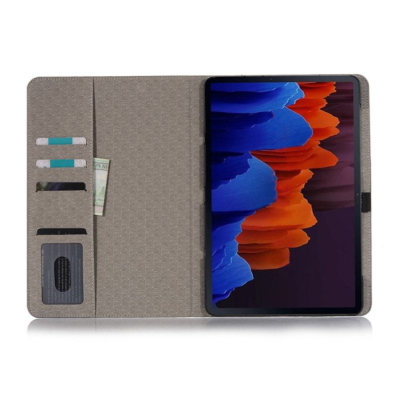 Hoesje Case Samsung Galaxy Tab S9 Plus Telefoonhoesje Kaartpatroon