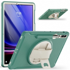 Hoesje Samsung Galaxy Tab S9 Plus Pen- En Krukhouder Bescherming Hoesje