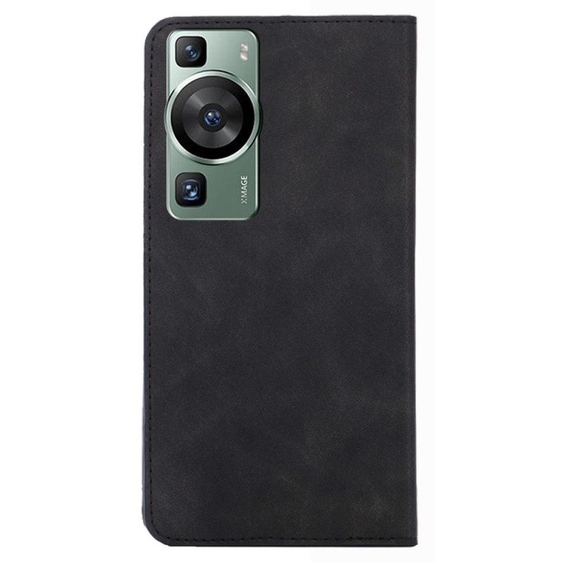 Bescherming Hoesje voor Huawei P60 Pro Folio-hoesje Imitatieleer