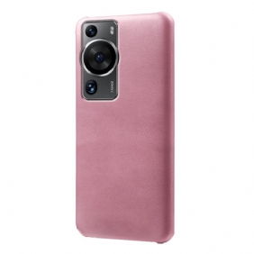 Hoesje voor Huawei P60 Pro Ledereffect