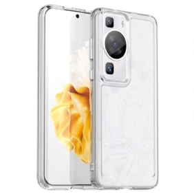 Hoesje voor Huawei P60 Pro Transparante Candy-serie