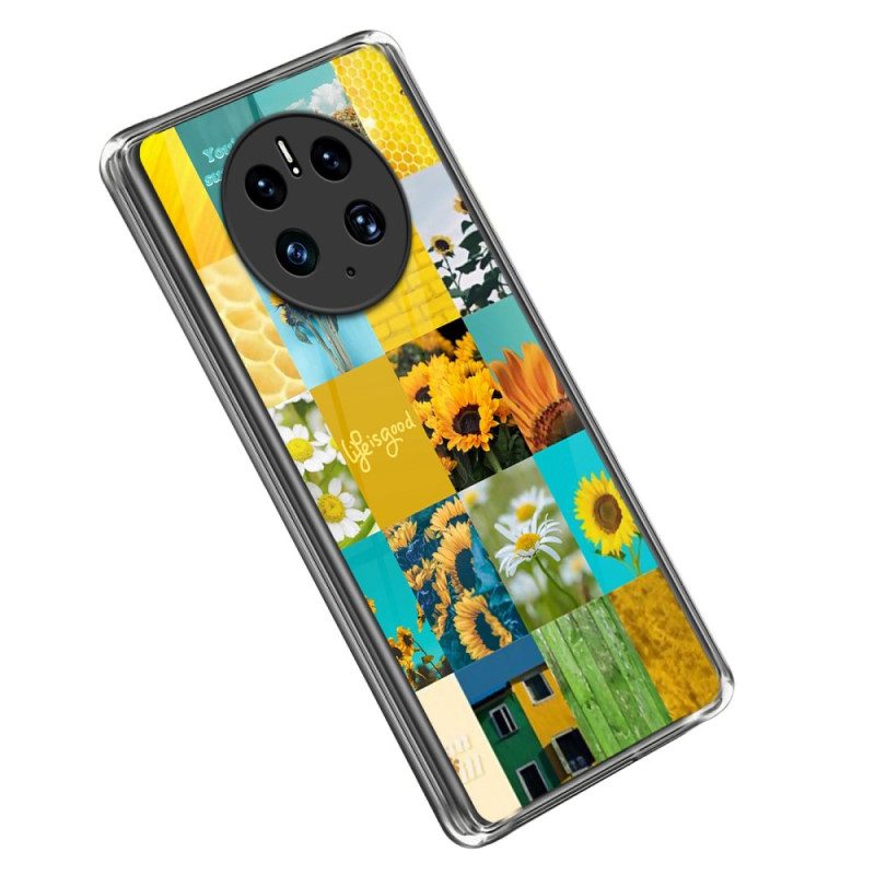 Hoesje voor Huawei Mate 50 Pro Zonnebloemen