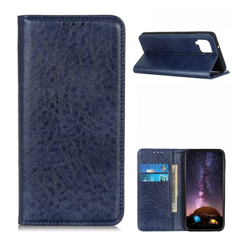 Bescherming Hoesje voor Samsung Galaxy A42 5G Folio-hoesje Stijl Leer Soberheid