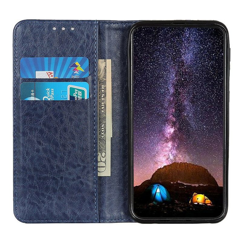 Bescherming Hoesje voor Samsung Galaxy A42 5G Folio-hoesje Stijl Leer Soberheid