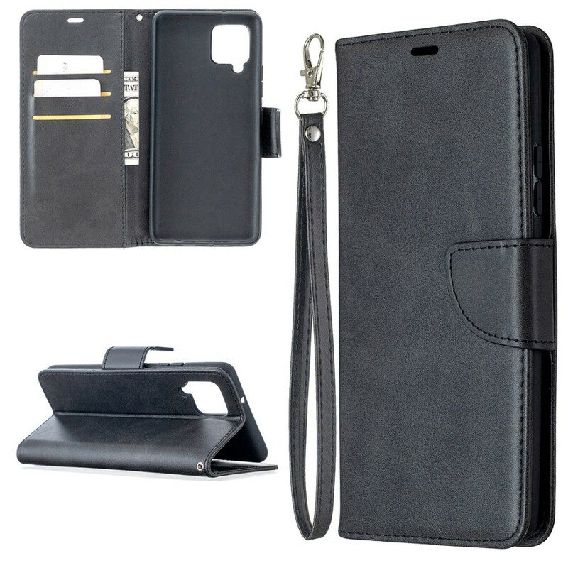 Folio-hoesje voor Samsung Galaxy A42 5G Flip Case Gladde Flap Schuin