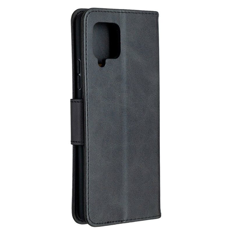 Folio-hoesje voor Samsung Galaxy A42 5G Flip Case Gladde Flap Schuin