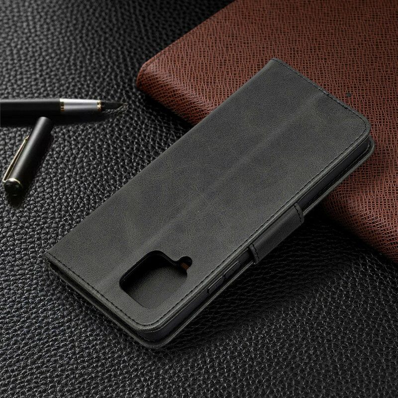 Folio-hoesje voor Samsung Galaxy A42 5G Flip Case Gladde Flap Schuin