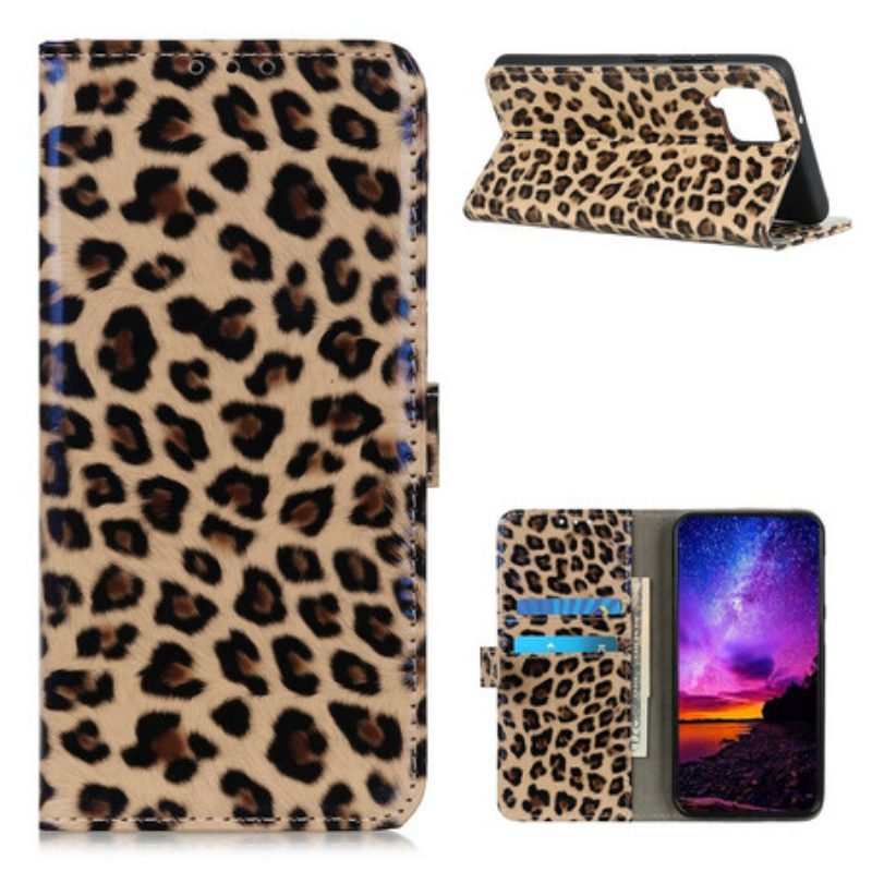 Folio-hoesje voor Samsung Galaxy A42 5G Luipaard