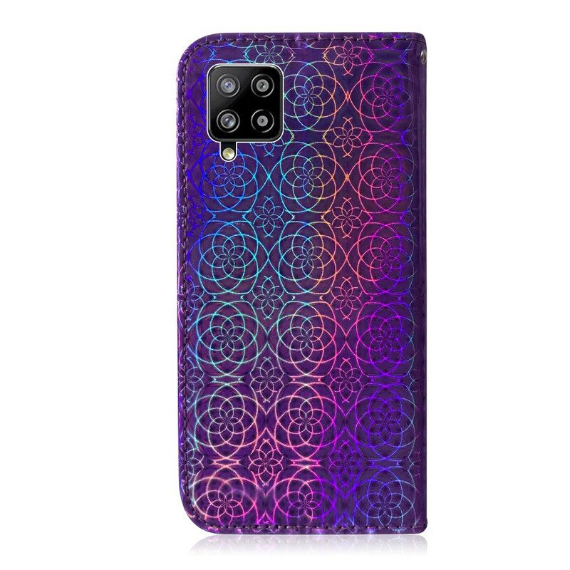 Folio-hoesje voor Samsung Galaxy A42 5G Pure Kleur