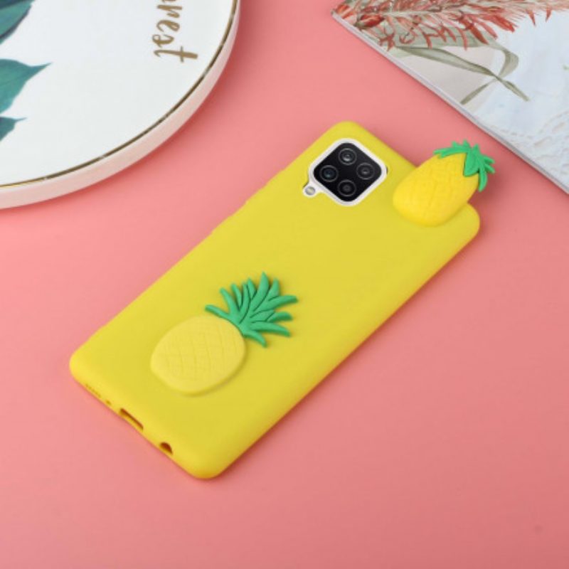 Hoesje voor Samsung Galaxy A42 5G 3d Ananas