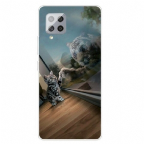 Hoesje voor Samsung Galaxy A42 5G Kittens Droom