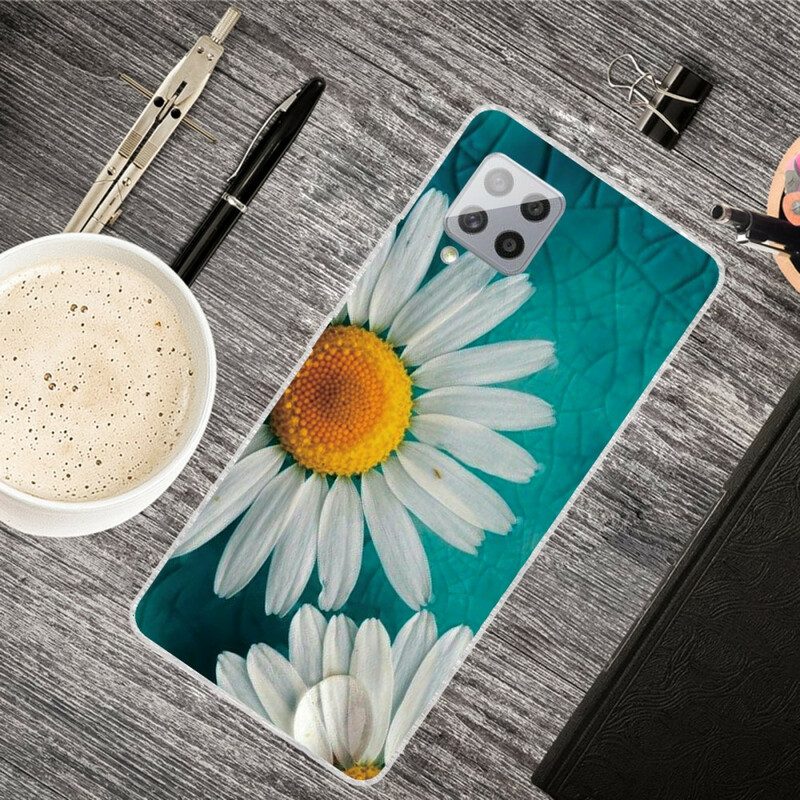 Hoesje voor Samsung Galaxy A42 5G Madeliefje