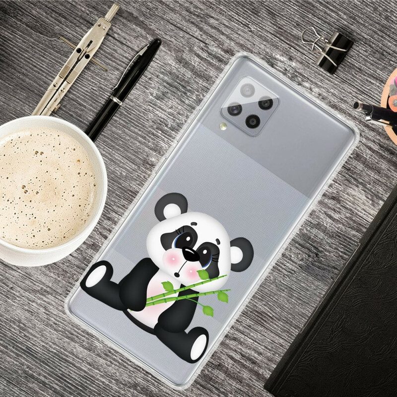 Hoesje voor Samsung Galaxy A42 5G Naadloze Trieste Panda