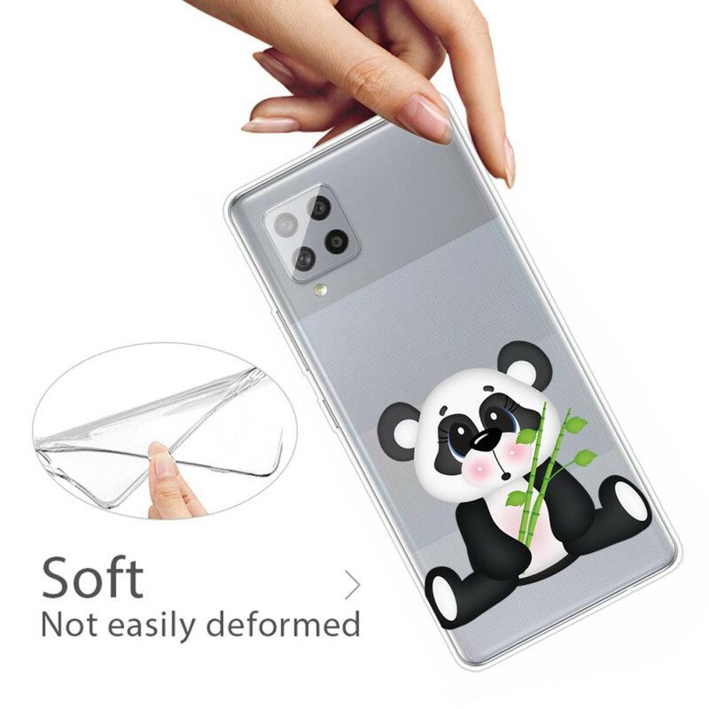 Hoesje voor Samsung Galaxy A42 5G Naadloze Trieste Panda