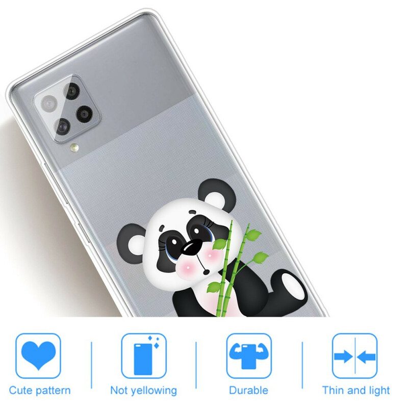 Hoesje voor Samsung Galaxy A42 5G Naadloze Trieste Panda