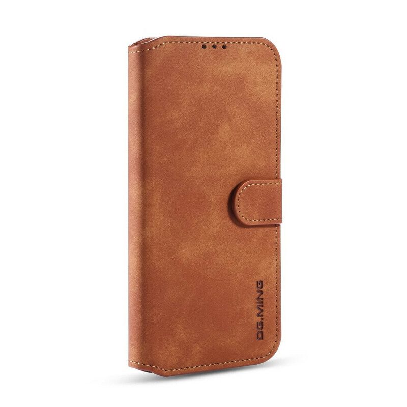 Leren Hoesje voor Samsung Galaxy A42 5G Dg.ming Retro