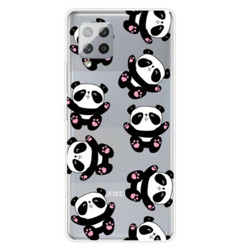 Telefoonhoesje voor Samsung Galaxy A42 5G Top Panda's Plezier