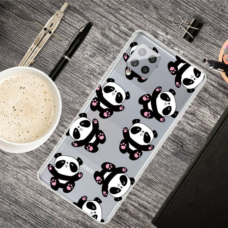 Telefoonhoesje voor Samsung Galaxy A42 5G Top Panda's Plezier