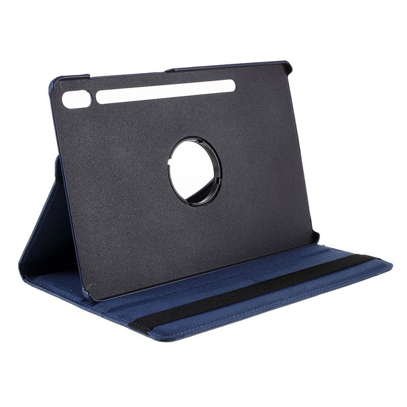 Cover Voor Samsung Galaxy Tab S9 Draaiknop Met Elastiek