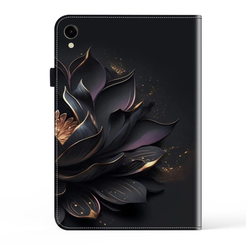 Cover Voor Samsung Galaxy Tab S9 Paarse Lotus