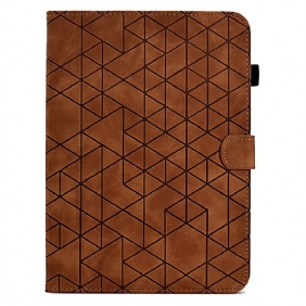 Folio-hoesje Samsung Galaxy Tab S9 Telefoonhoesje Geometrisch Patroon