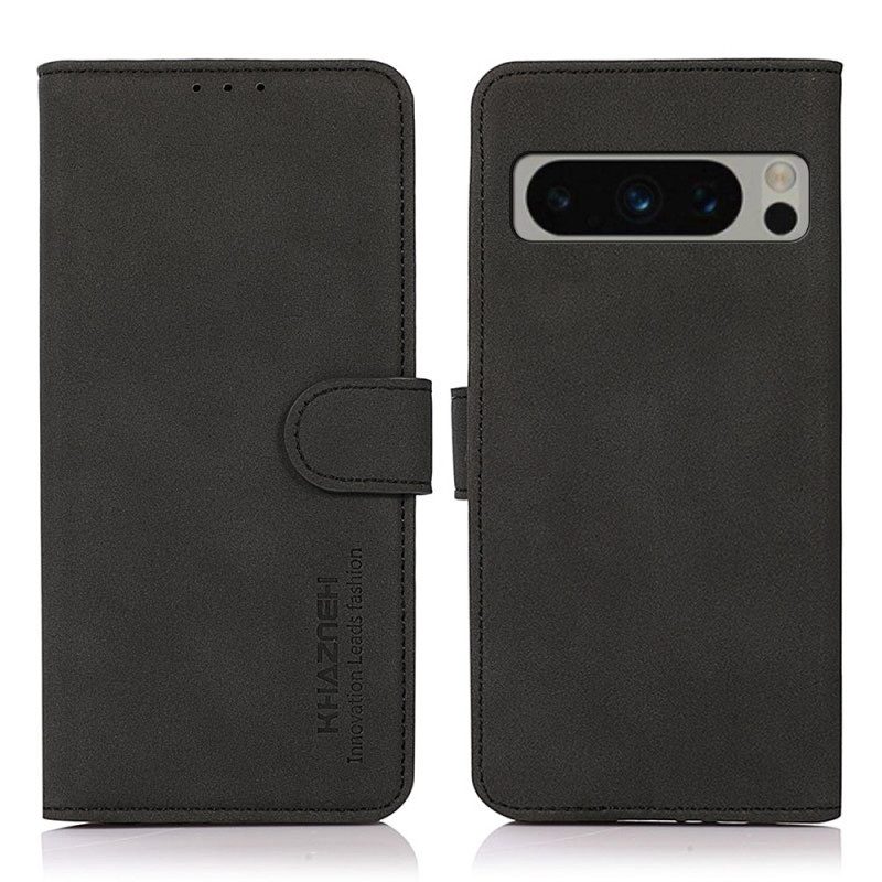 Flip Case Leren Google Pixel 8 Pro Khazneh