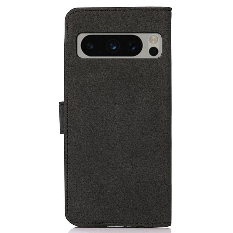 Flip Case Leren Google Pixel 8 Pro Khazneh