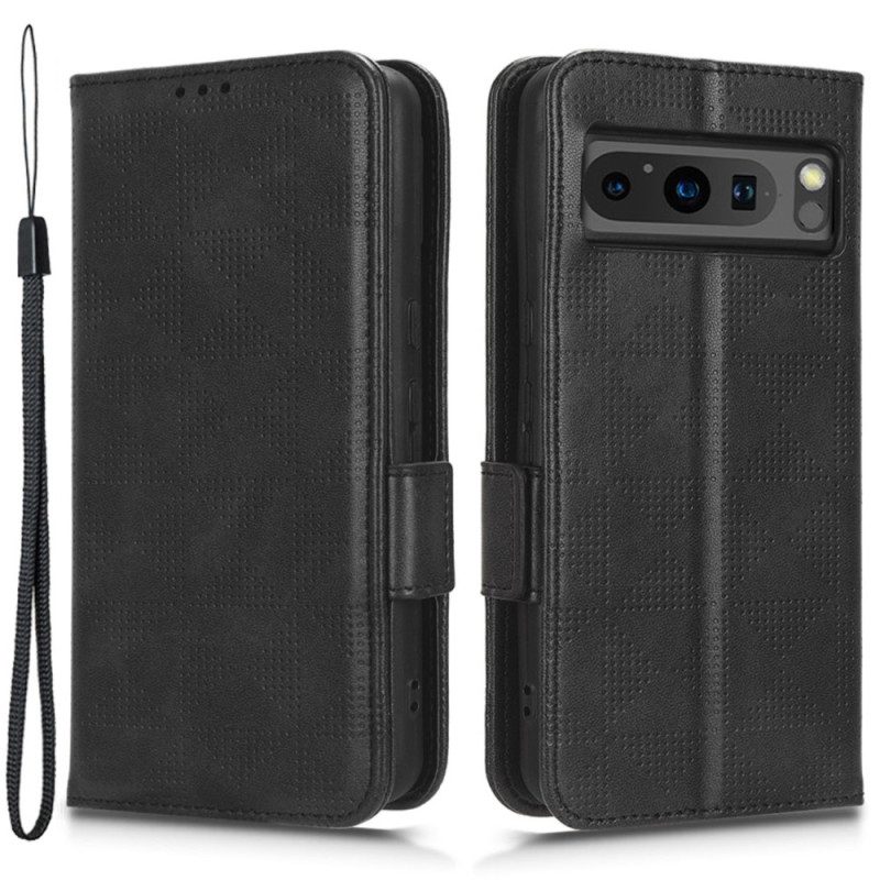 Flip Case Leren Google Pixel 8 Pro Stijlvol